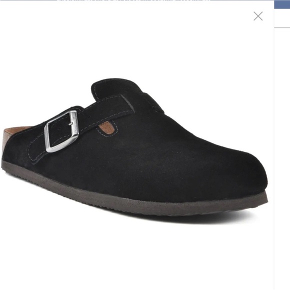 White Mountain ladies black suede leather clog❤️❤️❤️❤️ - Picture 2 of 15